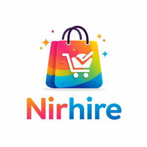 Vibrant _Nirhire_ e-commerce logo